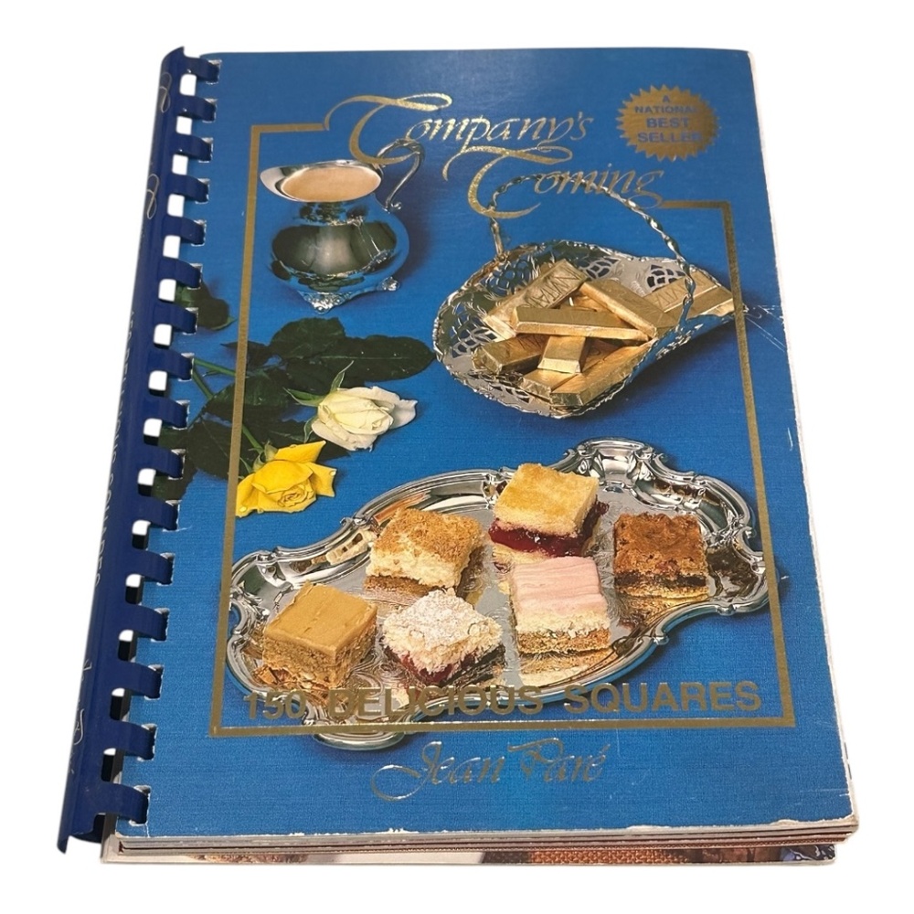 Company’s Coming 150 Delicious Squares Jean Pare Cookbook Spiral Desert Recipe B